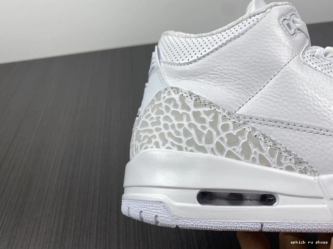Rep White' Retro Jordan 3 PS 'Triple Air 429487-111 0707